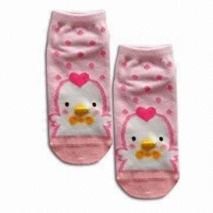 Wholesale Custom design, color cute 3-D Jacquard Children's Cotton Socks from china suppliers