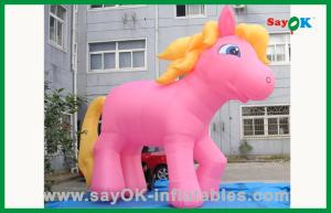 Wholesale Cartoon Characters For Birthday Parties Pink Inflatable Horse Inflatable Cartoon Characters For Advertising from china suppliers