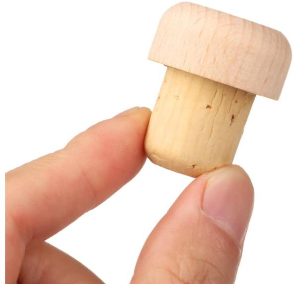 Aluminium-Plastic T-Plug Wine Bottle Cork for Customized Glass Butt Plug Top