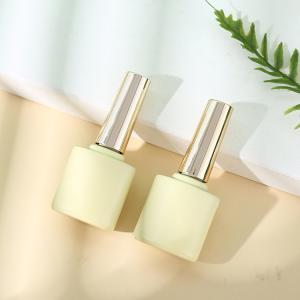 Wholesale Customized Logo Glass Collar Golden Oval UV Gel Nail Remover Bottles with Luxury Unique Empty Design 8ml 10ml 12ml 15ml from china suppliers