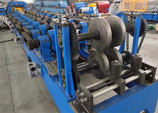 15kW Steel Profile Z C Purlin Roll Former , Interchangeable Metal Roll Forming
