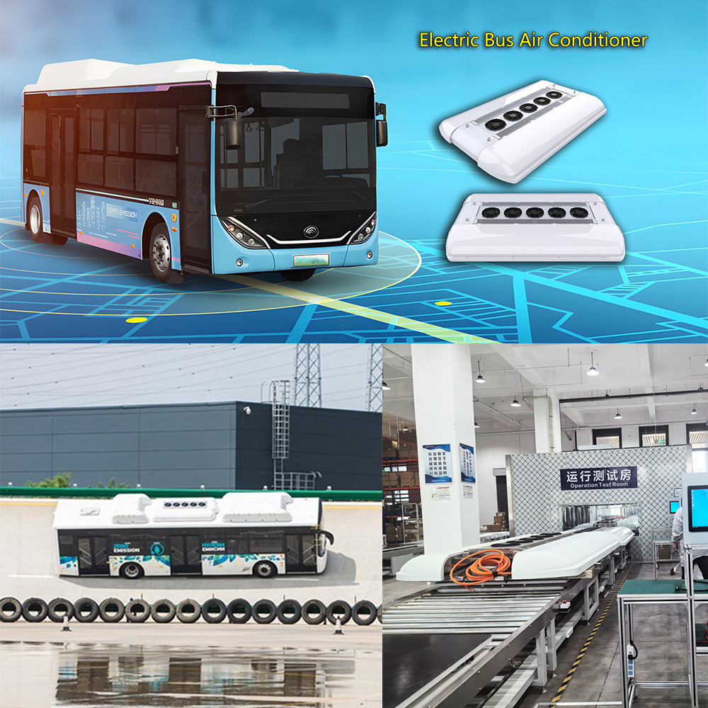 R407C Hybrid Electric Bus Air Conditioner AC Units For E-Bus