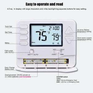 Wholesale Electric Temperature Controller Air Conditioner Digital Room Thermostat Non - Programmable from china suppliers