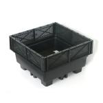 Plastic Square Assemble Green Roof Tray Systems for Sustainable Planting
