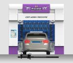5 Brushes Air Dry Rollover Car Wash Machine OEM For Gas Station