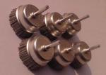 Grey Nylon Filament Nylon Abrasive Cup Brush With Shank Applied Polish the Wood