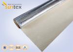 High Temperature Aluminum Foil Fiberglass Fabrics For Welding / Fire Protection