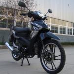 Customizable Black 125cc Underbone Motorcycle With Four Stroke