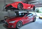 Single Hydraulic Cylinder to Park 2 Vehicles in Narrow Garage Lift for Sale