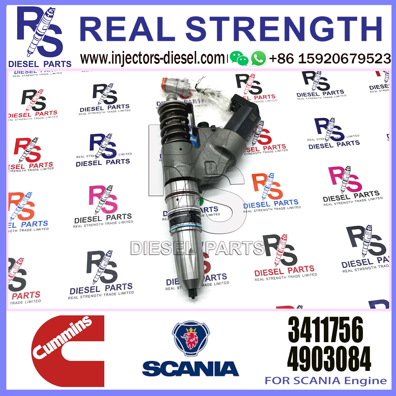 M11 ISM11 QSM11 Diesel Engine Fuel Injector 3411845 3095040 3411754 3411756 3411761 4026222 4061851 4902921 4903084