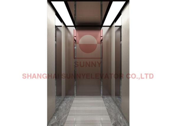 1000kg Hydraulic Passenger Elevator Machine Room Less VVVF Elevator Control
