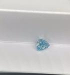 0.89Carat Lab Created Colored Diamonds Triangular Cut Blue Man Made Diamonds