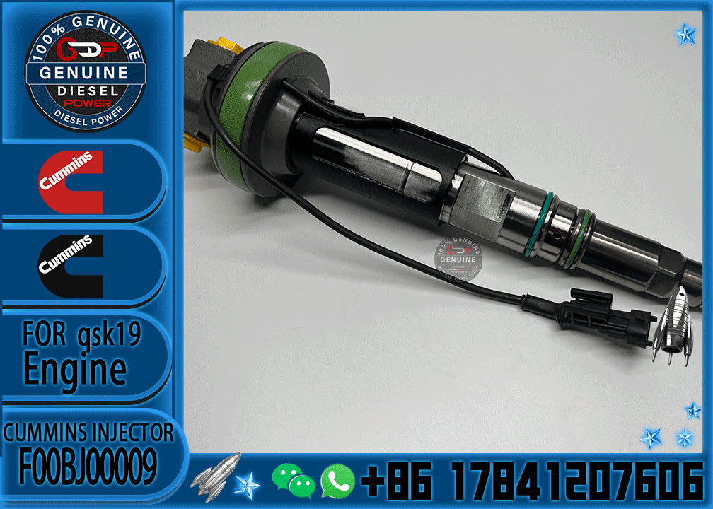 Reliable Fuel Injector Assembly F00BJ00009 For Cummins Engine QSK19 Series Matching Diesel
