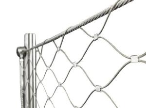 Wholesale Architectural Flexible Cable Mesh SS Wire Rope Solid Structure For Stair Balustrade from china suppliers