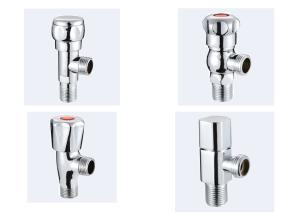 Wholesale Brass Washing Machine Angle Valve Chrome Plated Water Angle Valve Faucet Easy Operate from china suppliers