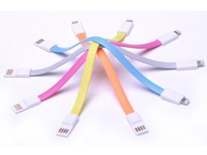 Wholesale Colorful Flat Cable A male to 8 Pin Apple Connector from china suppliers
