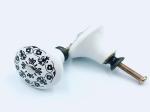 Cabinet Porcelain Handles And Knobs Zinc Dresser Handles Pattern Ceramic