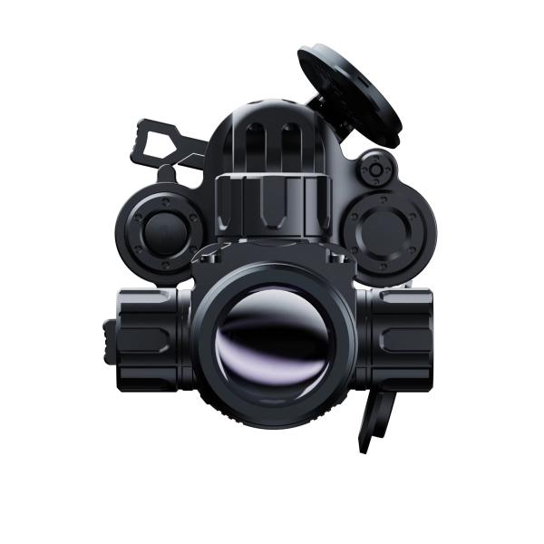 Multi-spectral dual-light fusion thermal imaging night vision/full color laser
