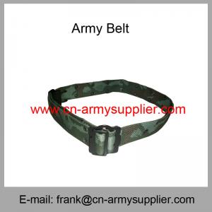 Wholesale Wholesale Cheap China Military PP  Police Metal Bucklet  Army Camouflage Belt from china suppliers