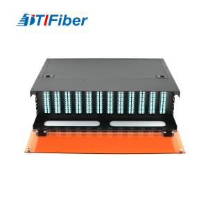 China MPO TO LC 144 Core Fiber Optic Distribution Box 3U ODF Rack Mount on sale
