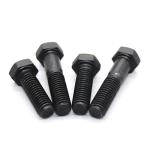 High Strength DIN933 Carbon Steel Hexagon Bolt with Oxidation Blackened Outer