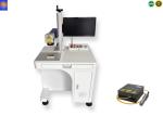 20W Fiber Laser Engraving Machine , EZCAD Metal Laser Marking Machine Stable