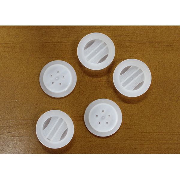Breathing Unilateral Coffee One Way Degassing Valve With 5 Holes / Micro Plastic One Way Valve
