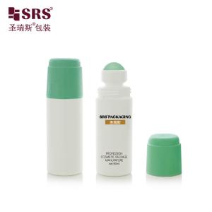 Wholesale RPPDF-90ML New Style Custom Color Plastic Roller Ball Deodorant Antiperspirant Hair Essence Gel Bottle No Leakage from china suppliers