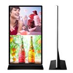 100 Inch Floor Standing Digital Signage Cms Free Standing Kiosk Smart Tempered