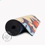 Suede natural rubber Yoga Mat with fashion design,Suede Microfiber Fitness Yoga