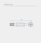 40mm Length Cold Rolled Steel Cam Bolt Screw , Furniture Fixing For Panel-Type