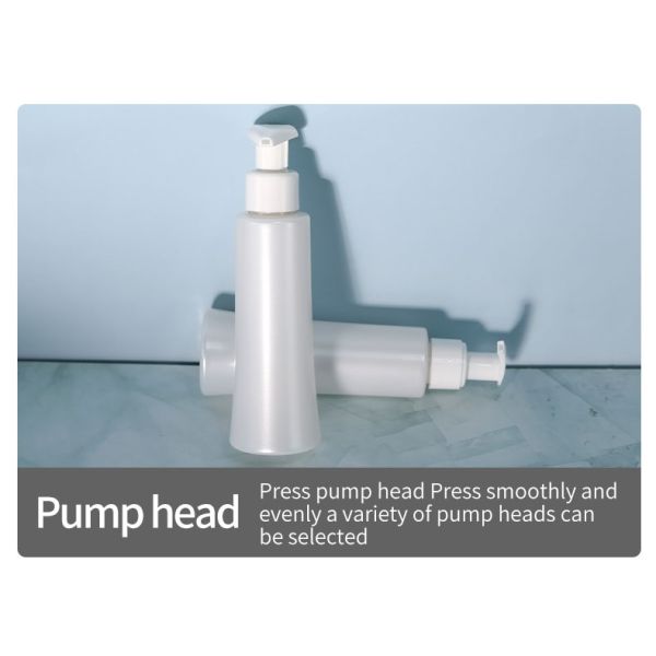 Matte Plastic Dispenser Bottle 120ml Square Foaming Facial Cleanser Bottle