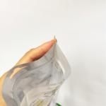 Smell proof reusable food mylar stand up snack plastic packaging bag with hang