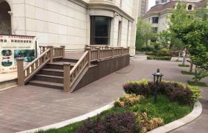 Wholesale Environmental WPC Garden Fence , WPC Outdoor Railing Panel from china suppliers