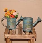 Creative Iron Watering Pot Garden Decoration