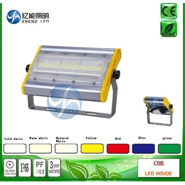 high lumens 120W led cob flood light led Tunnel lamp140LM/W Red green green blue yellow color with Bridgelux AC85-265V