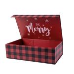 Christmas gift box Printing Rigid Folding Paper Packaging Magnet Closure Lid