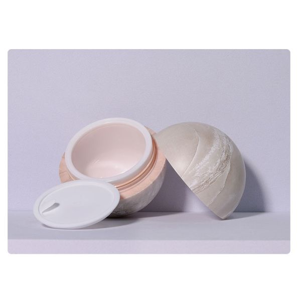 Factory Direct Sale Acrylic Round Ball-shaped Eye Cream Jar Small Capacity Body Face Cream Jar Luxury Cosmetic Containers Set
