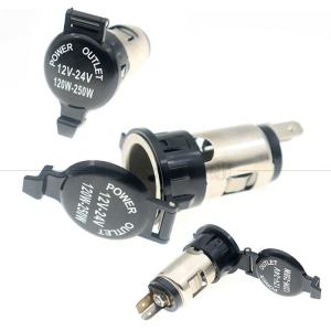 Wholesale 12v 24v Waterproof Gap Car Cigarette Lighter Female Socket Power Charger Adapter for Motorcycle from china suppliers