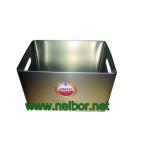 AMSTEL rectangular shape metal tin beer bucket beer cooler