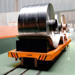 Motorised DC Motor 15 Tons Steel Pipe Transfer Industrial Rail Transfer Trolley