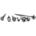 Metric Zinc-aluminum Coated Hex Flange Self Drilling Screws for OEM Customized