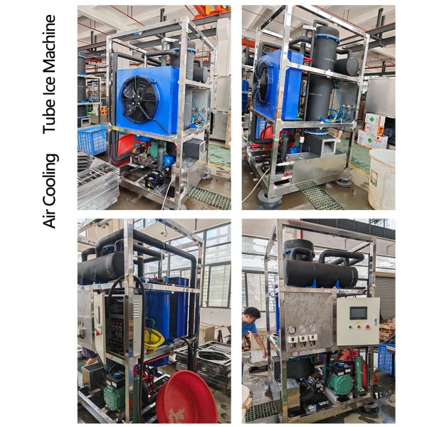 Water Inlet Pressure 0.1MPa-0.5MPa 2 Ton 1 Ton Blocks Making Ice Tube Machine for Industrial and Commercial in Philippines