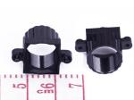 Plastic M12x0.5 mount Lens Holder, 18mm fixed pitch holder for board lenses,