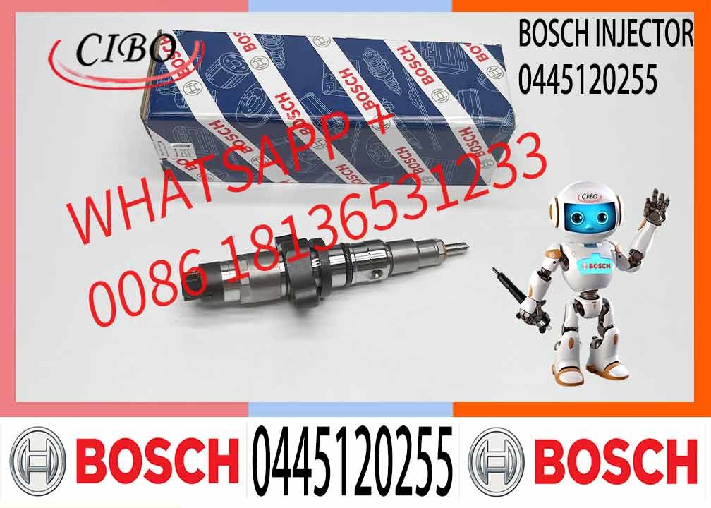 New Diesel Fuel Injector 0445120255 Common Rail Injector 0445120255 For Cummins Engine