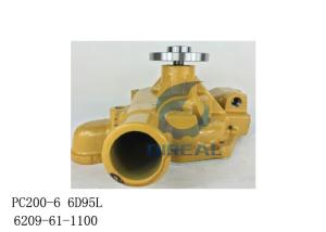 Wholesale Excavator Engine Parts PC200-6 6D95L Water Pump 6209-61-1100 from china suppliers