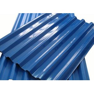 China 0.4 - 10mm Thick Color Coated Aluminum Corrugated Metal Roofing Sheets on sale