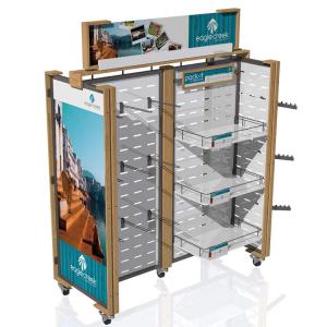 Wholesale Eagle Creek Travel Gears Display Metal Rack For Diverse Travelers from china suppliers