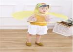 PVA/EVA Material Childrens Waterproof Raincoats Yellow Cartoon Duck Printed