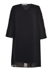 Wholesale Black Daily Chiffon Ladies' Long Sleeve Dress for Spring and Autumn from china suppliers
